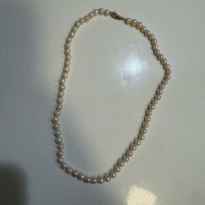 Pearl Necklace 14k